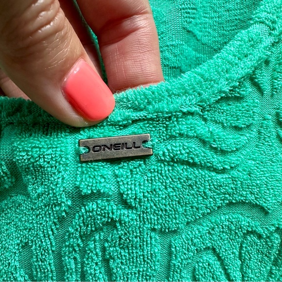 O’Neill Cabana Tile Terry Dress (Kelly Green) NWOT - Picture 6 of 8
